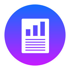 Financial Statements Icon of Accounting iconset.