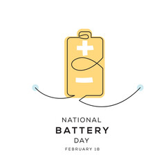 National Battery Day, held on 18 February.