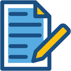 Fototapeta premium Writing Vector Icon
