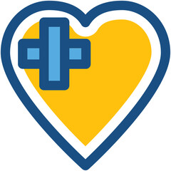 Fototapeta premium Broken Heart Vector Icon