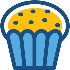 Muffin Vector Icon