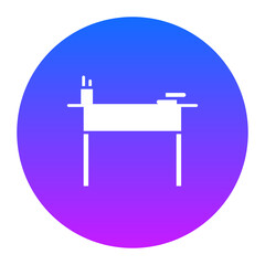 School Desk Icon of Kindergarten iconset.