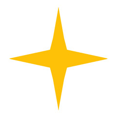 Cute sparkle, star icon, cute doodle 