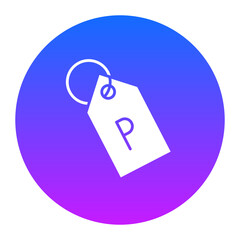 Parking Tag Icon of Mall iconset.