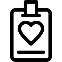 Valentine Card Vector Icon