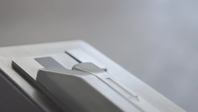 Ticket swiped at entrance to subway station 4k