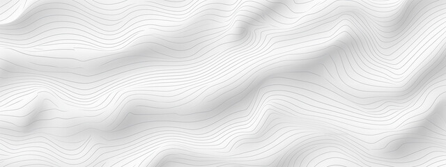 Abstract White Background with Waves	