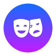Theater Masks Icon of Cinema iconset.