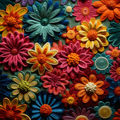 Fototapeta na wymiar Seamless floral pattern