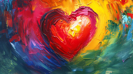 Heart as Symbol of  love, valentines day icon