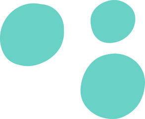 Abstract element flat vector illustration.