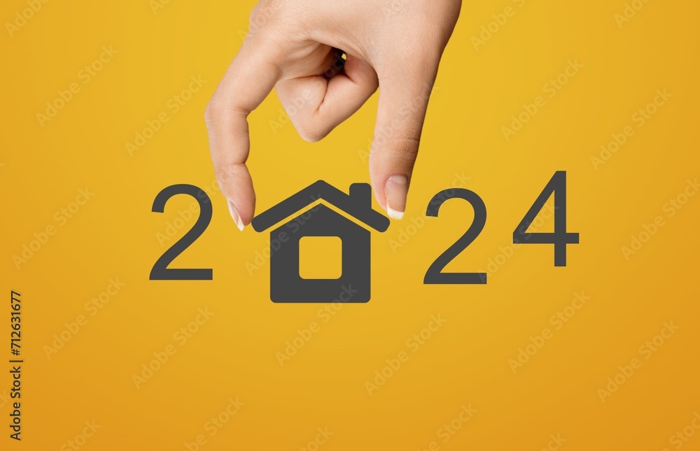 Sticker Buying a home real estate in the 2024 new year