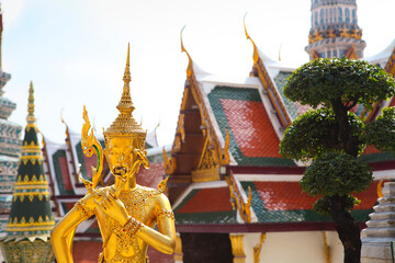 Phra Kaeo, Temple of the Emerald Buddha,Bangkok Thailand