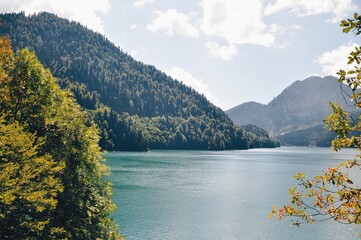 lake in the mountains