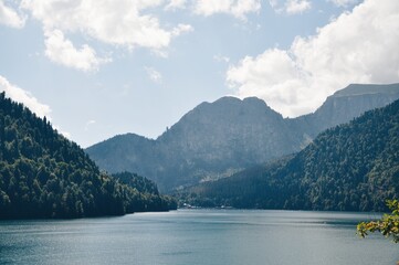 lake in the mountains