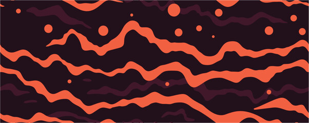 Groovy 70s color background. 70s Background. Topographic map lines background. Groovy wave print. Colorful liquid abstract pattern design. Seamless.