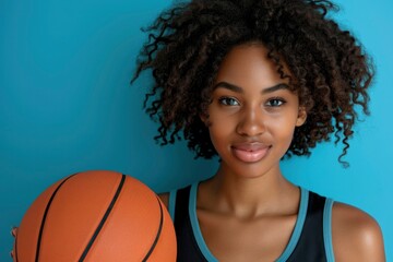 Energetic women's basketball action unfolds with fierce intensity on the court, showcasing skilled players, powerful teamwork
