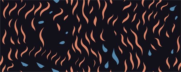 Seamless. Fit for presentation design. Psychedelic trippy y2k retro background swirl. Seamless pattern with flowing continuous shapes.