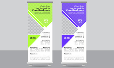 Business Roll Up Banner Design Template