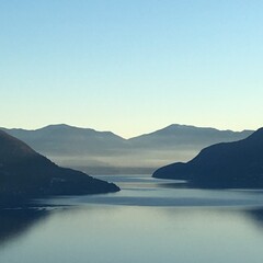 Morgenstimmung am Lago Maggiore