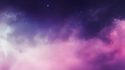 Obraz premium A breathtaking view of violet galaxy, the wonders of the cosmos. Generative AI