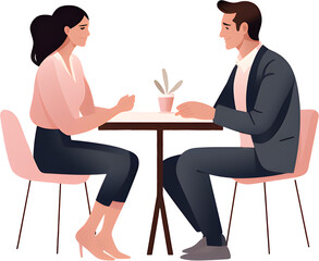 Obraz premium Colleagues, meetings, consultations