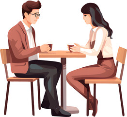 Fototapeta premium Colleagues, meetings, consultations