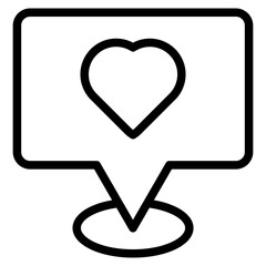 love line icon