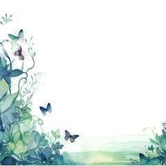 Beautiful Watercolor Clipart Design, Ai Generative