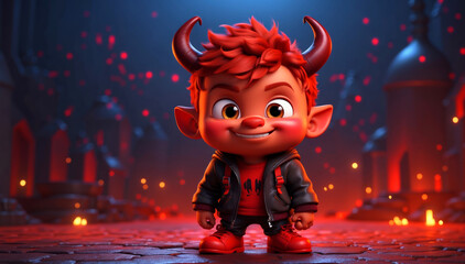 A cute little devil