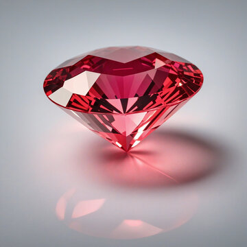Red Ruby Isolated Gems