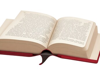 Fototapeta premium Open book isolated on white background 