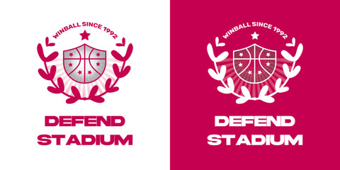 Basketball Logo Professional Defend Stadium