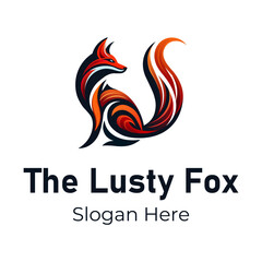 Fox logo design | The Lusty Fox Logo