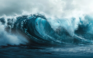 Seawater ocean wave