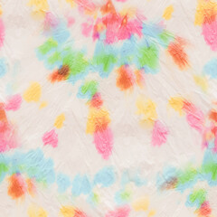 Tie Dye Stripe Paint. Abstract Spot Batik. Splash Repeat Batik. Pastel Stripy Pattern. Seamless Tie Dye. White Background Paint. Rainbow Vector Paint. Brush Vector Shibori. Splash Grunge Background.