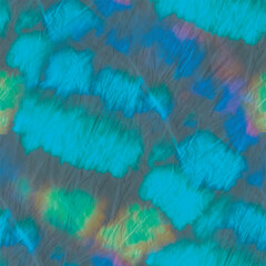 Fototapeta premium Tie Dye Mark Paint. Black Mark Background. Vector Old Brush Pattern. Abstract Dyed Tiedye. Dirty Print Tye Die. Splash Green Splash. Tie Dye Spot Spatter. Blue Dark Print. Spot Tie Dye Batik.