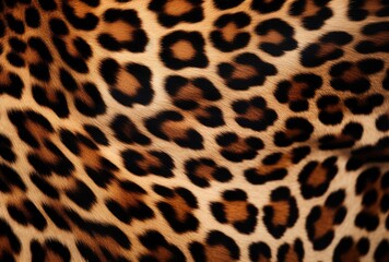 Experience the allure of a seamless pattern featuring the rich texture of leopard or jaguar fur, an endless template inspired by the wild beauty of nature.