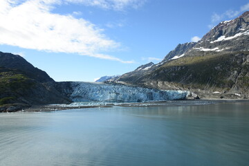 Alaska, Glacier Bay National Park and Preserve, view from cruise ships, summer time