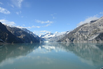 Alaska, Glacier Bay National Park and Preserve, view from cruise ships, summer time