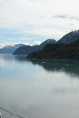Alaska, Glacier Bay National Park and Preserve, view from cruise ships, summer time