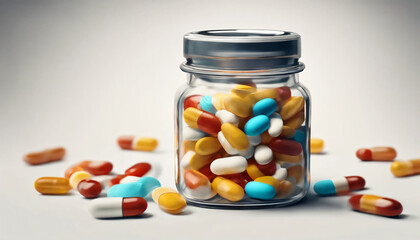 pills in a jar