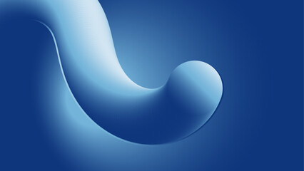 3D Abstract Background Wallpaper Blue and White Color Gradation