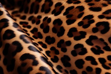 Experience the allure of a seamless pattern featuring the rich texture of leopard or jaguar fur, an endless template inspired by the wild beauty of nature.