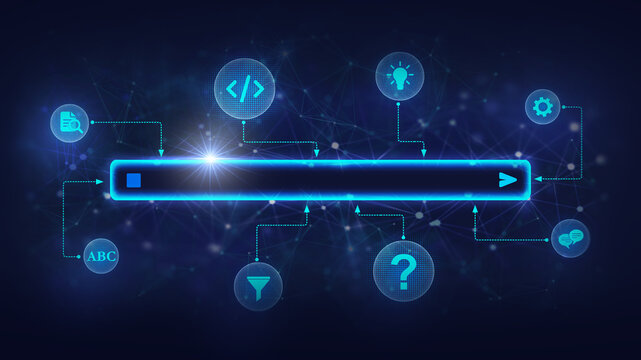 Search Generative Experience and Prompt Engineering - Conceptual Illustration