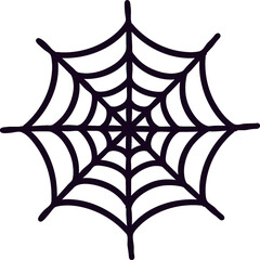 Naklejka premium Spiderweb Halloween