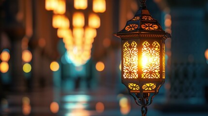 decoration of different types of islamic objects in high resolution