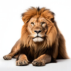 Fototapeta premium lion isolated on white