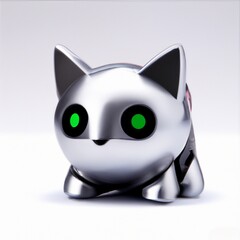 robot in the form of a cute and adorable baby cat