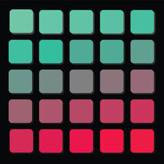color palette and swatches vector illustration design